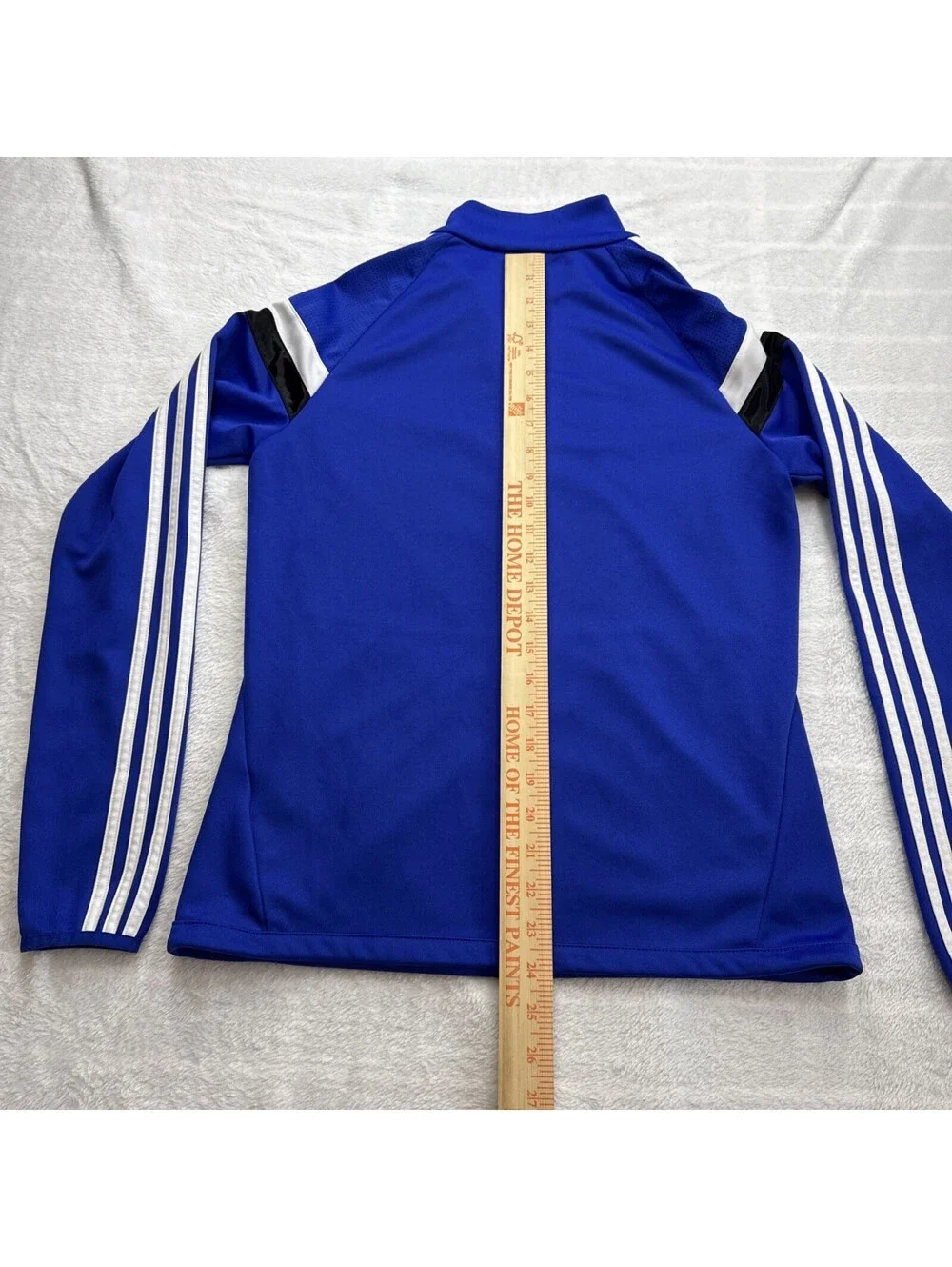 Adidas Women’s Small Track Jacket Blue With White (2441)